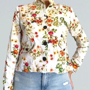 Disney Alice Through the Looking Glass Designer Jacket XL Spring Floral 00001